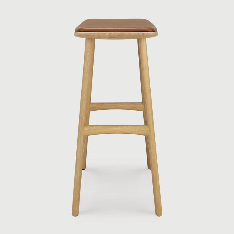 Osso Counter Stool - Cognac Leather