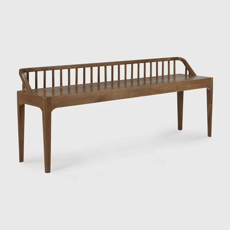 Spindle Bench - Reclaimed Teak