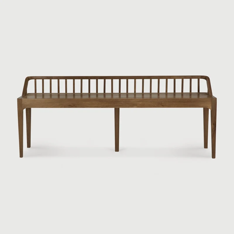 Spindle Bench - Reclaimed Teak