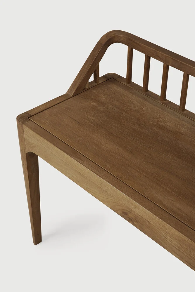 Spindle Bench - Reclaimed Teak