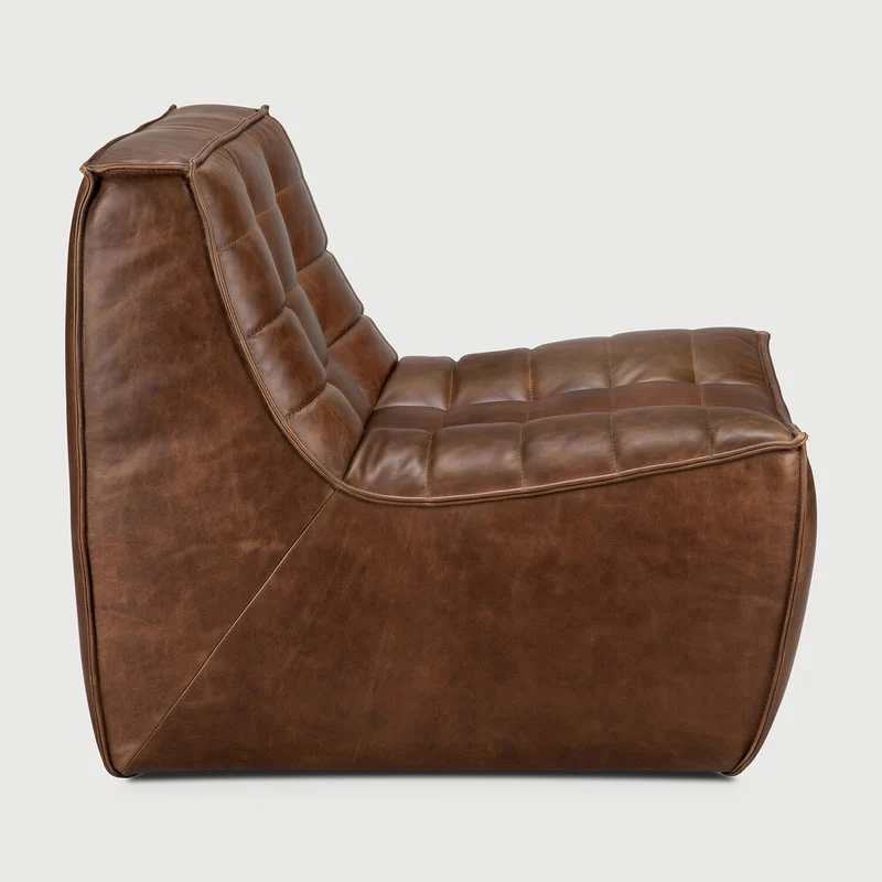 N701 1 Seater - Chestnut Leather