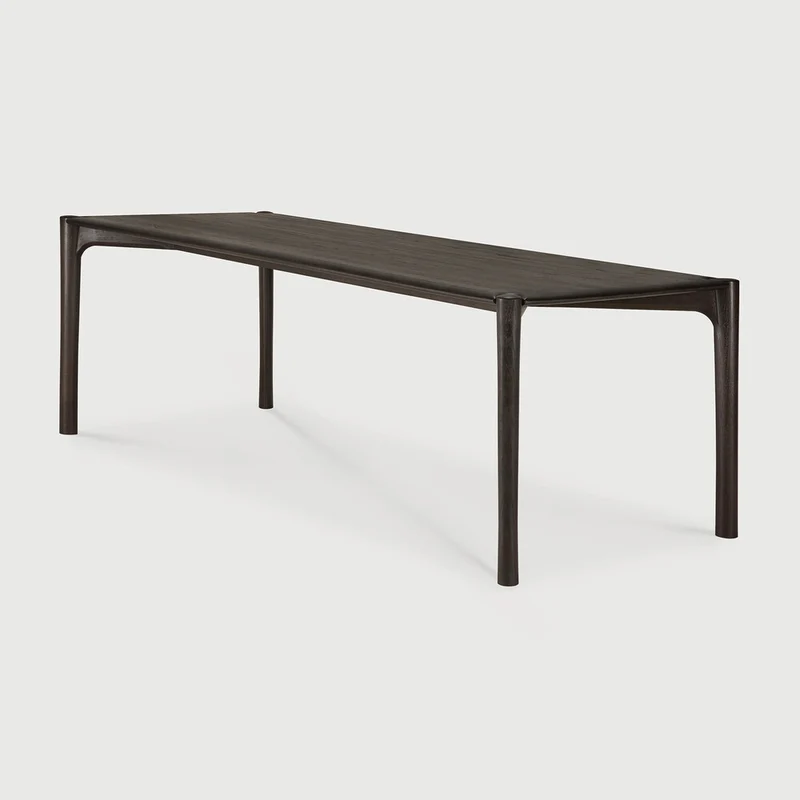 PI Dining Table Teak Dark Brown