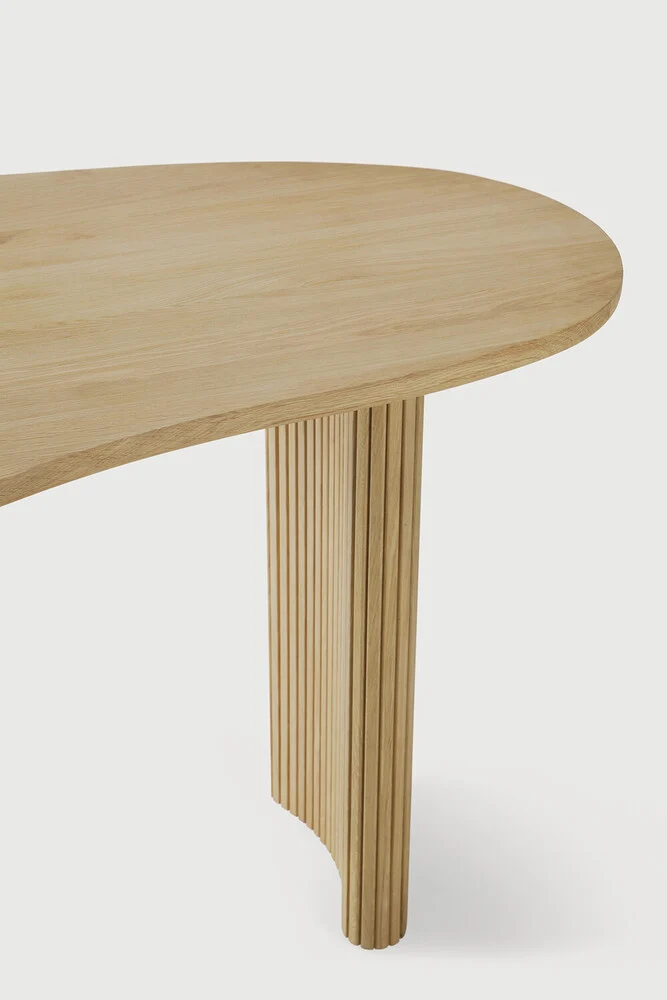 Boomerang Desk Oak