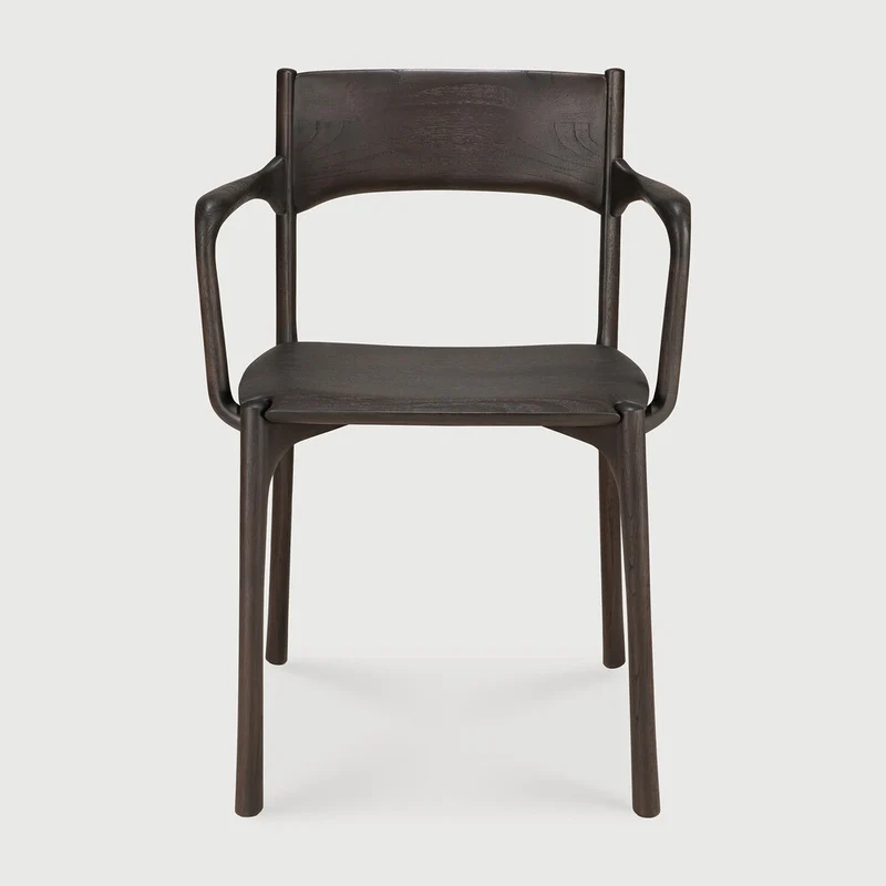 PI Dining Chair - Teak Dark Brown
