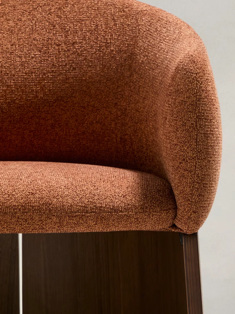 Bosca Terracotta Chenille & Walnut