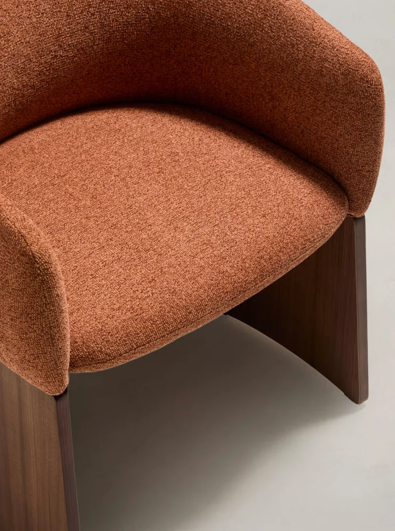 Bosca Terracotta Chenille & Walnut