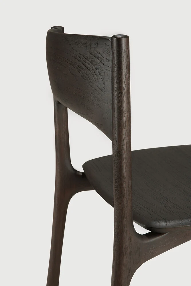 PI Dining Chair - Teak Dark Brown