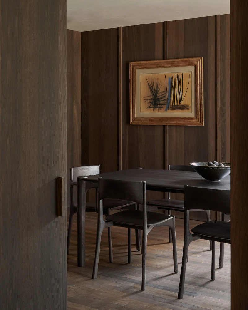 PI Dining Chair - Teak Dark Brown