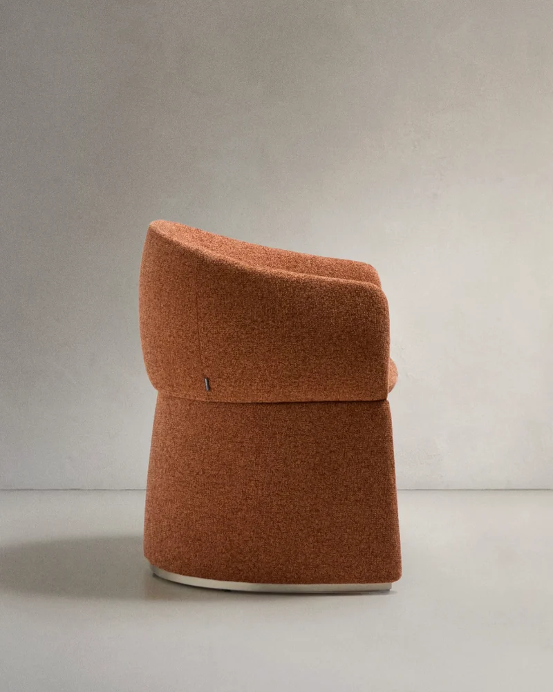 Bosca Chair Terracotta Chenille