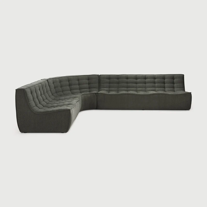 N701 Sofa Round Corner - Moss