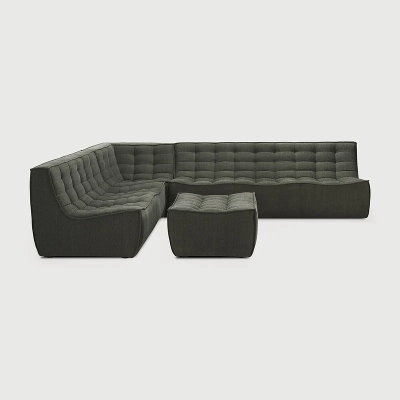 N701 Sofa 3 Seater - Moss