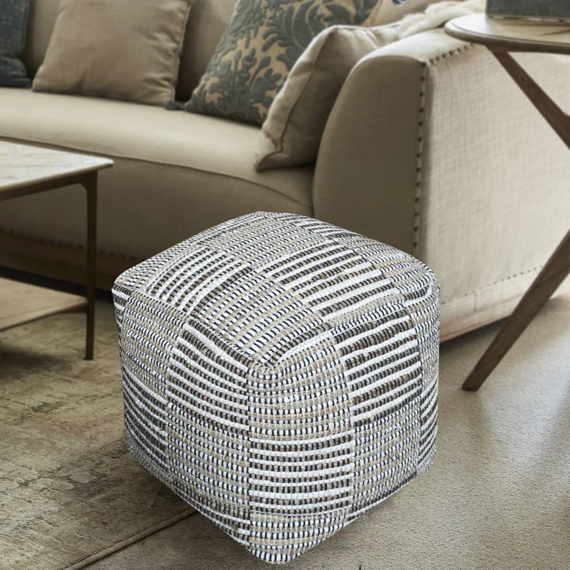 Hand Woven Pouffe