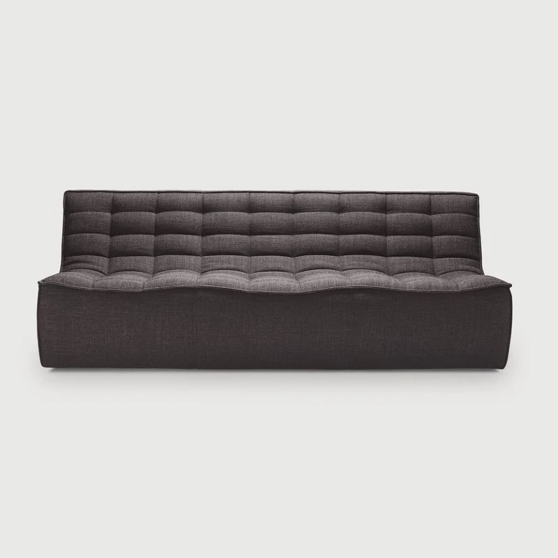 N701 Sofa 3 Seater - Dark Grey