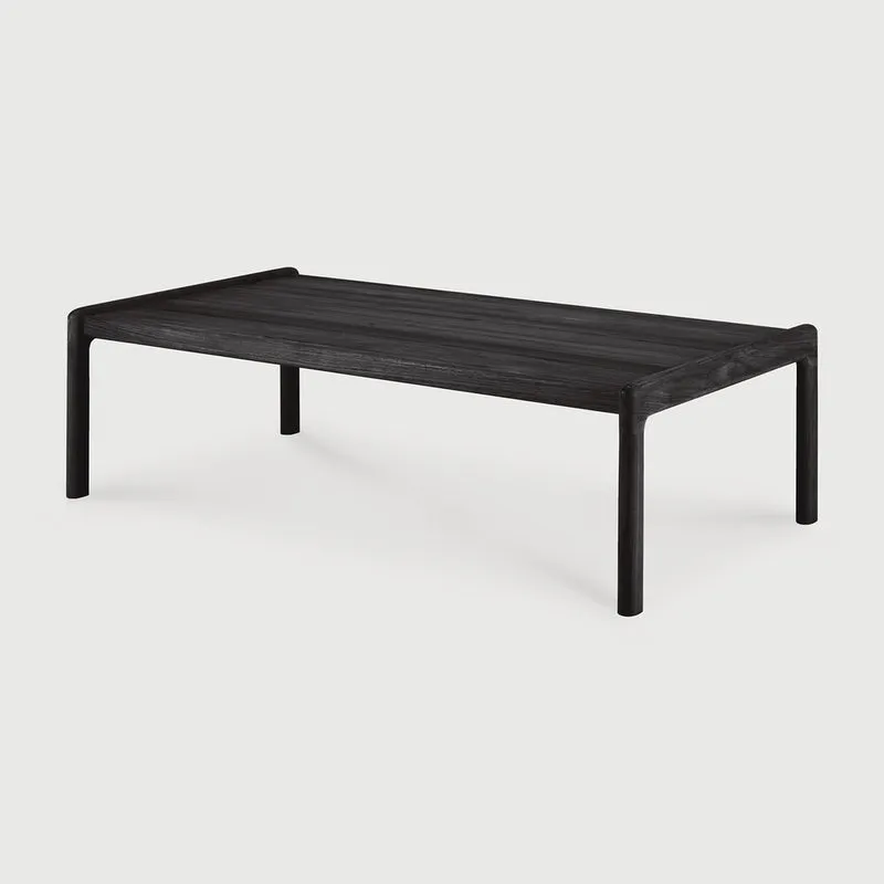 Jack Outdoor Coffee Table - Teak Black 120 cm