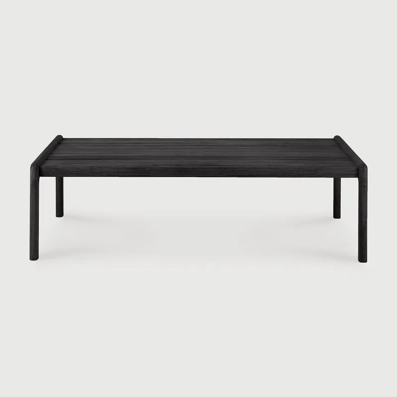 Jack Outdoor Coffee Table - Teak Black 120 cm