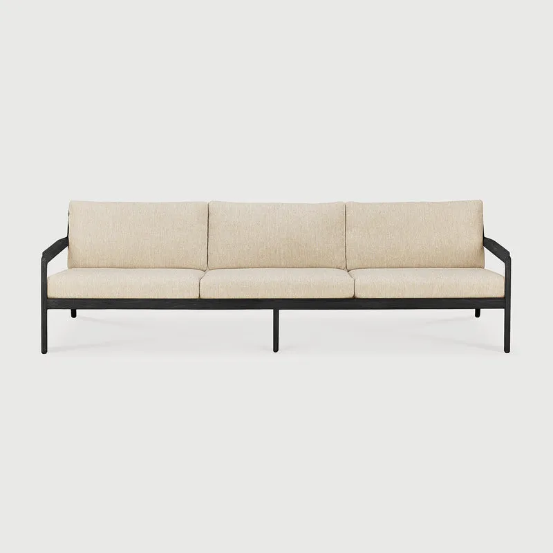 Jack Outdoor Sofa - Teak Black Natural 265 cm