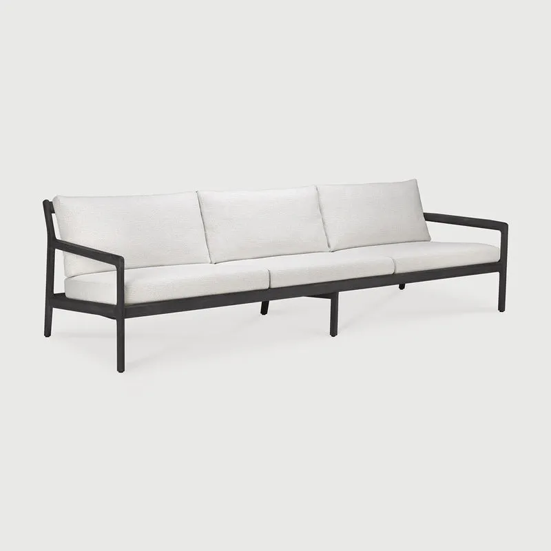 Jack Outdoor Sofa - Teak Black Off White 265 cm