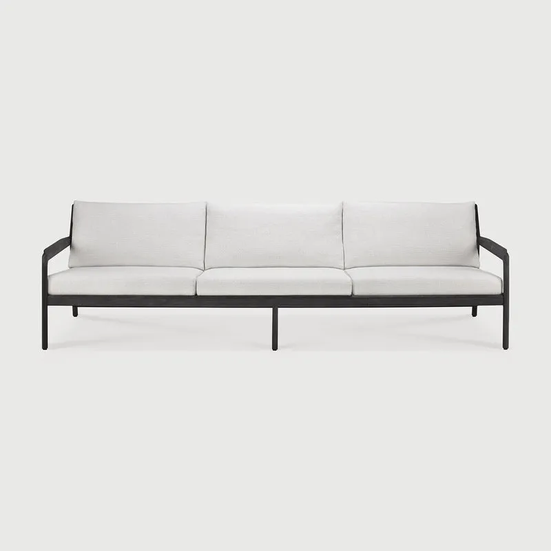 Jack Outdoor Sofa - Teak Black Off White 265 cm