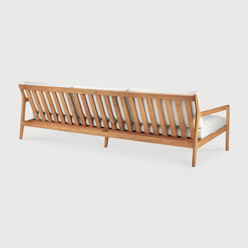 Jack Outdoor Sofa - Teak Off White 265 cm
