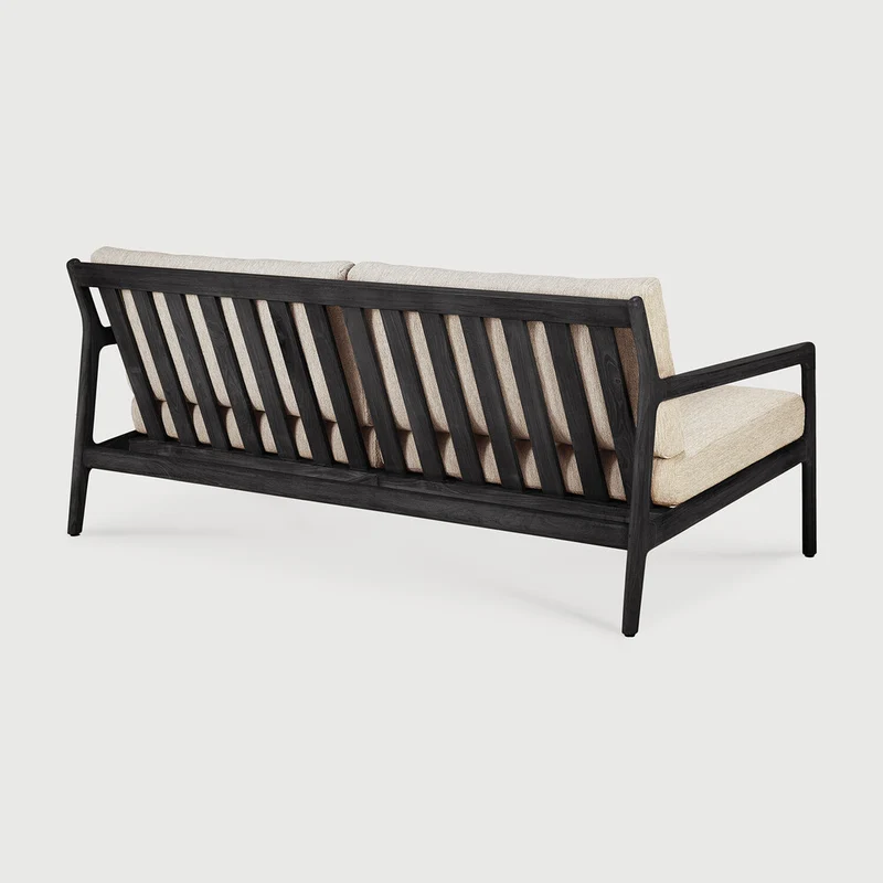 Jack Outdoor Sofa - Teak Black Natural 180 cm