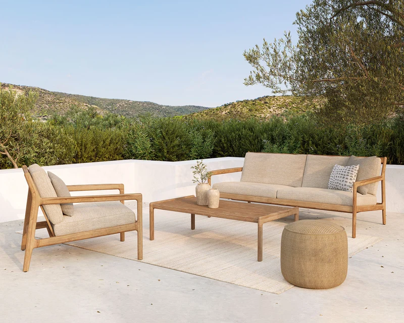 Jack Outdoor Sofa - Teak Natural 180 cm