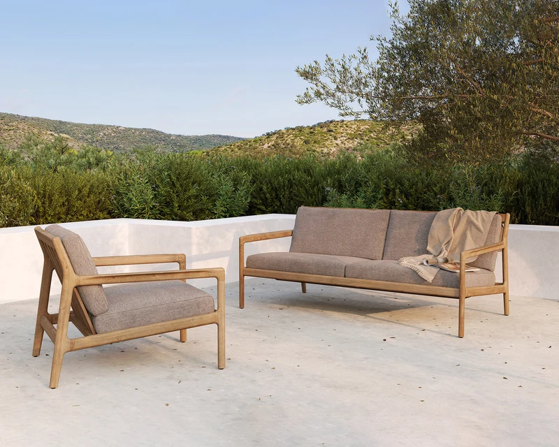 Jack Outdoor Sofa - Teak Mocha 180 cm