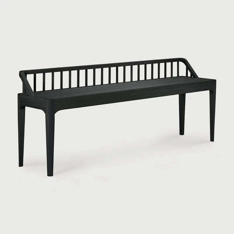 Spindle Bench - Oak Bench
