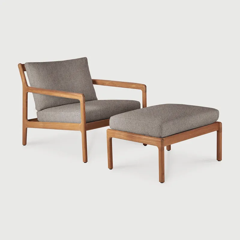 Jack Outdoor Footstool - Teak Mocha