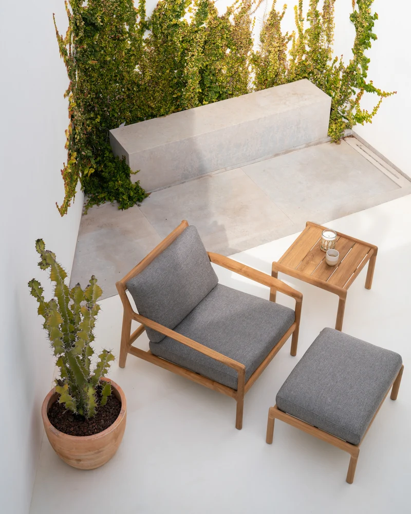 Jack Outdoor Lounge Chair - Teak Mocha