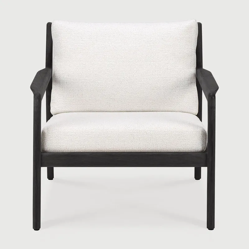 Jack Outdoor Lounge Chair - Teak Black Off White
