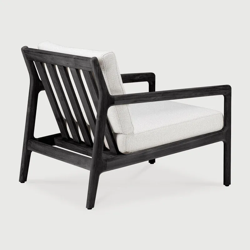 Jack Outdoor Lounge Chair - Teak Black Off White