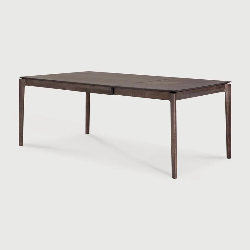 Bok Extendable Dining Table - Oak Brown