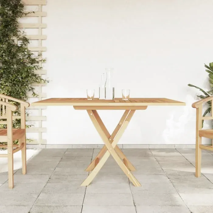 Table Pliable De Jardin En Bois Massif