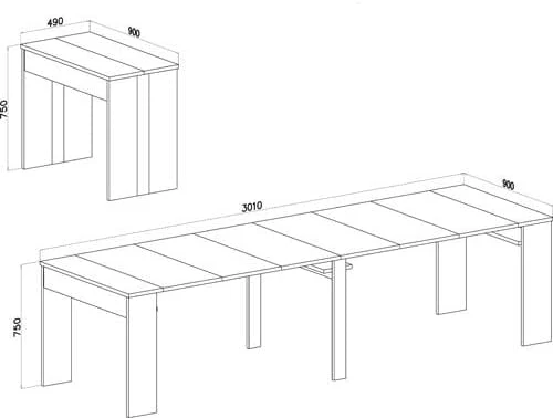 Table De Réunion Pliante