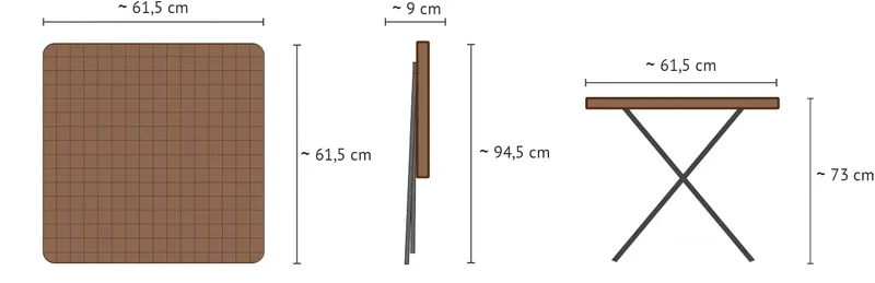 Petite Table Jardin Pliante