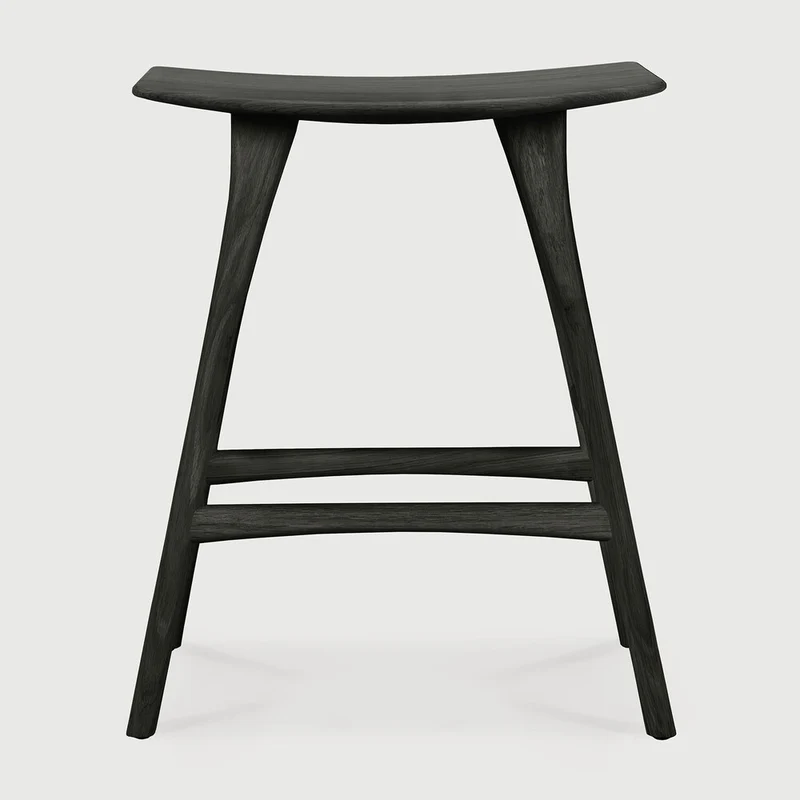 Osso Counter Stool - Oak Black