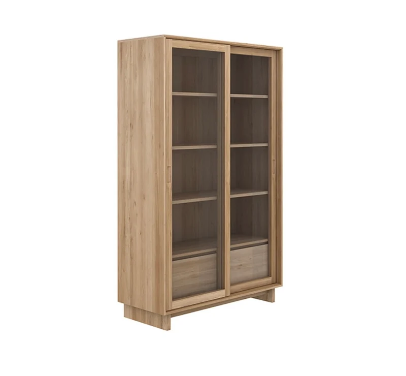 Oak Wave Storage Cupboard