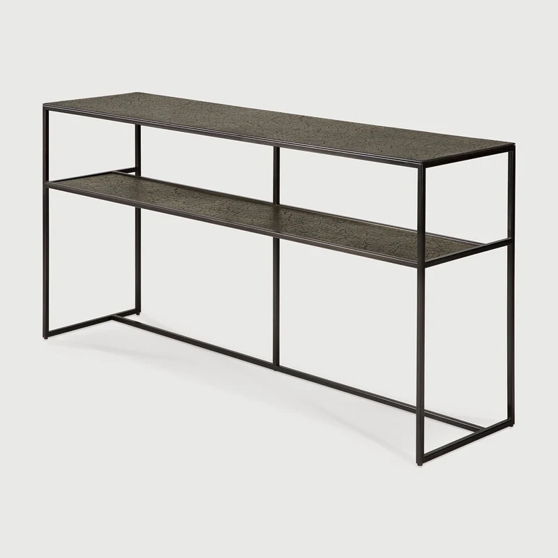 Pentagon Console Table Lava