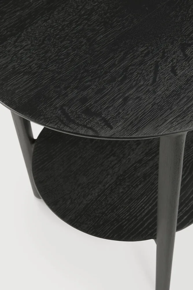 Oak Bok Black Side Table