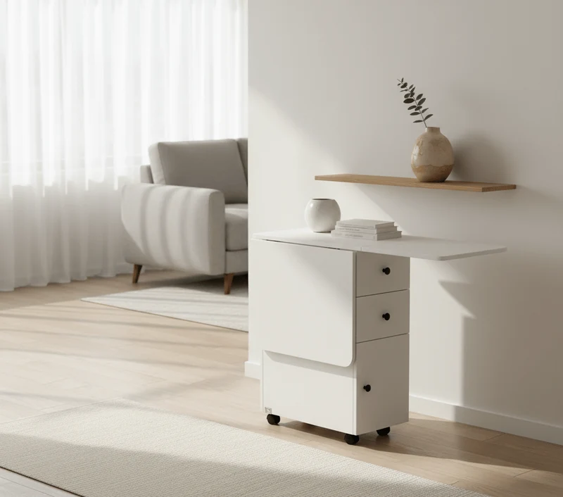 Table Pliante Avec Tiroir