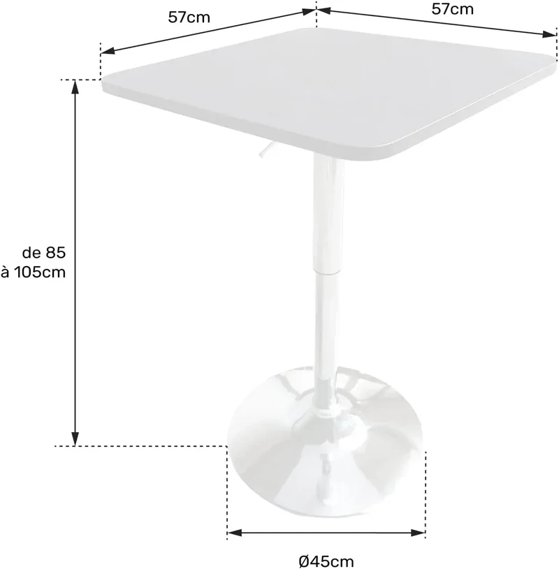 Table Mange Debout Pliante