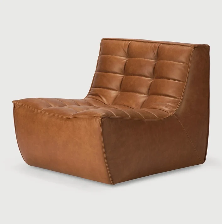 N701 Sofa - 1 Seater - Old Saddle