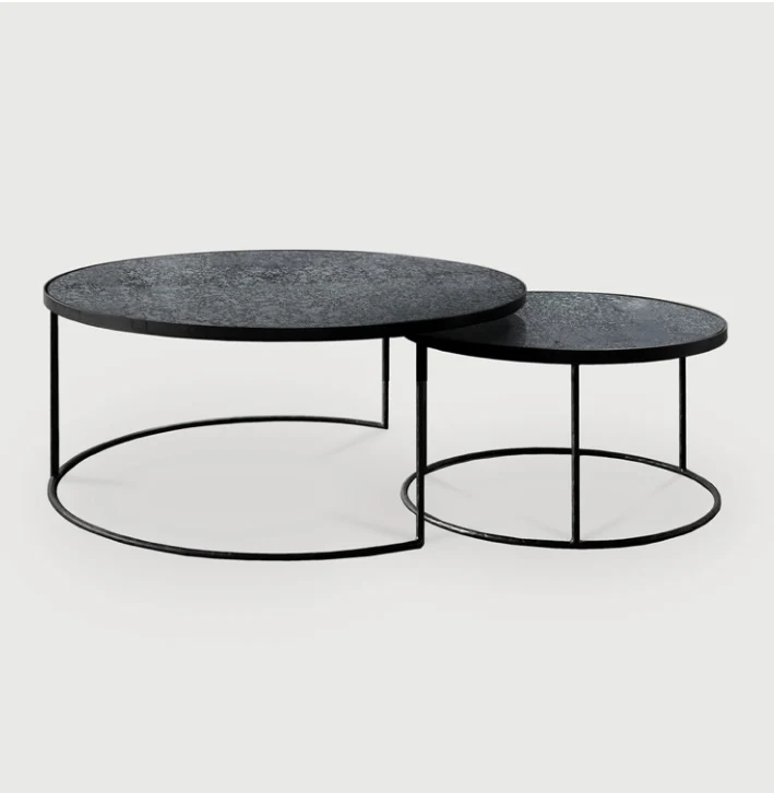 Nesting Coffee Table Set Charcoal