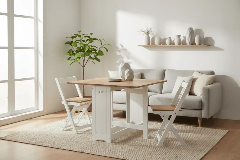 Ensemble Table Et 4 Chaises Pliantes
