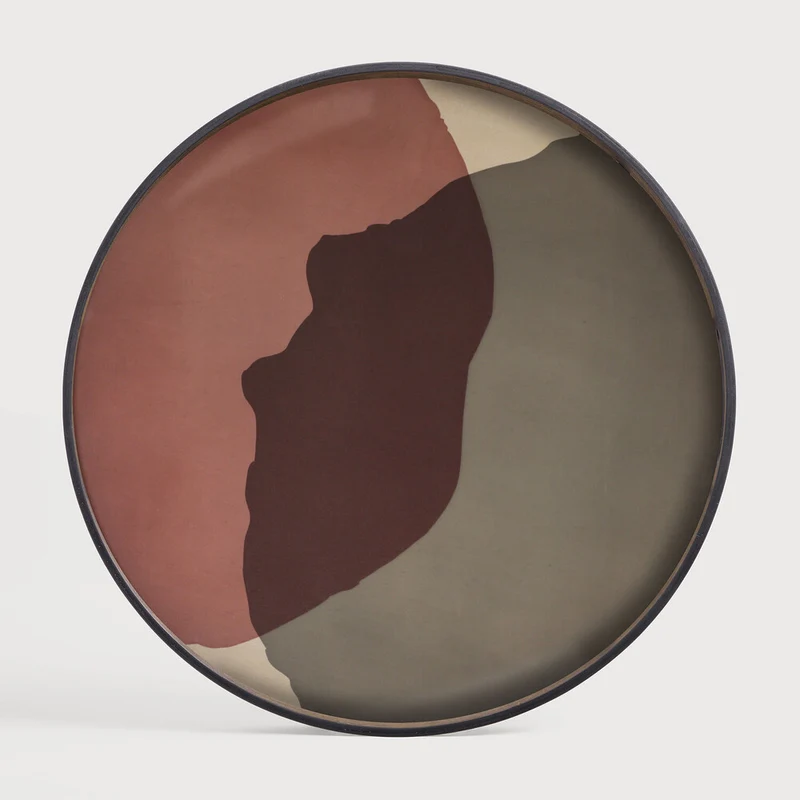 Combined Dots Glass Tray