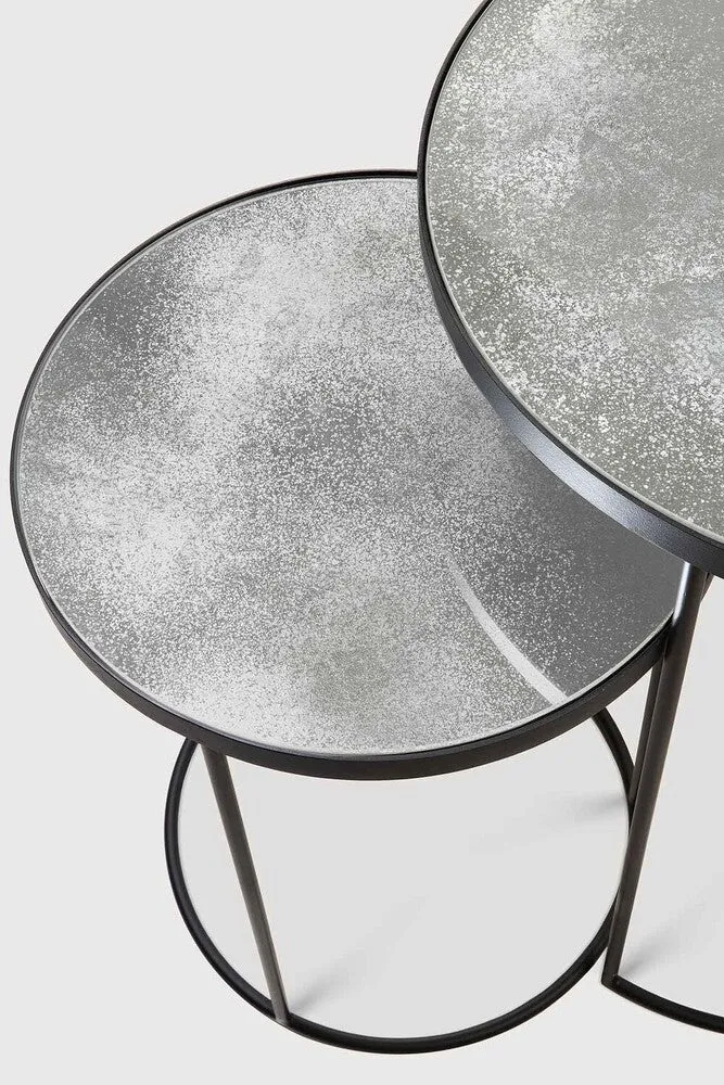 Nesting Side Table Set - Clear