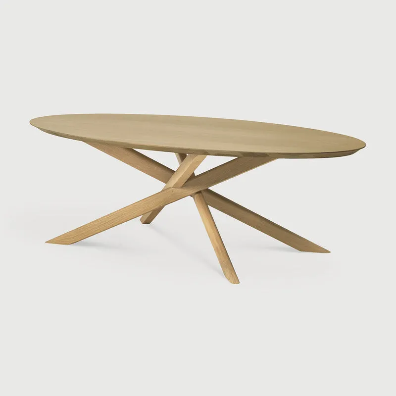 Oak Mikado Oval Coffee Table