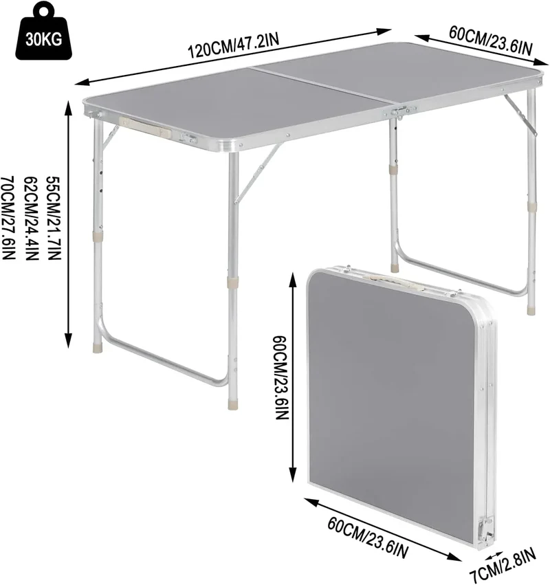 Table Pliante Aluminium