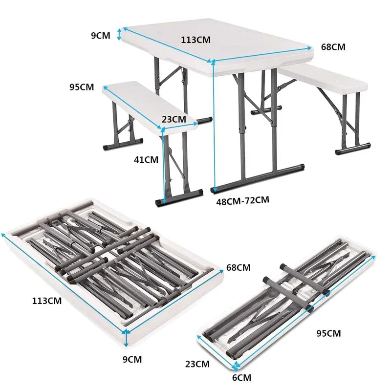 Ensemble Table De Jardin Pliante
