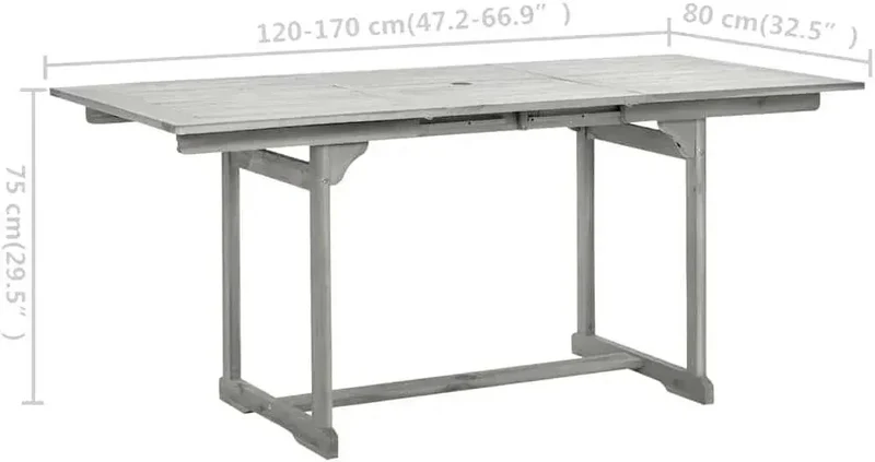 Table De Jardin Extensible Et Pliante